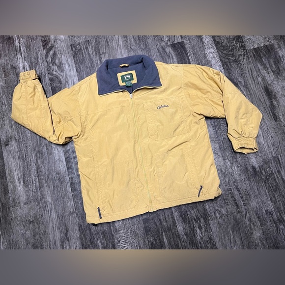 Vintage CABELA’S Jacket FLEECE Nylon COAT - Picture 1 of 16